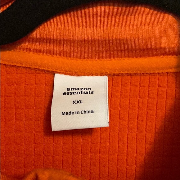 Amazon Essentials Bright Orange Pullover - Picture 2 of 9